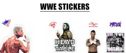 WWE Stickers: Collect Your Favorite Superstars with InkyPrinty
