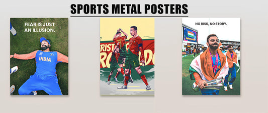 Discover Premium Sports Metal Posters at Inkyprinty