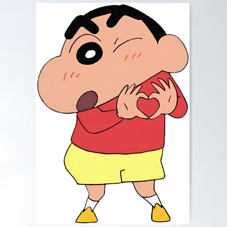 shin chan Metal Posters