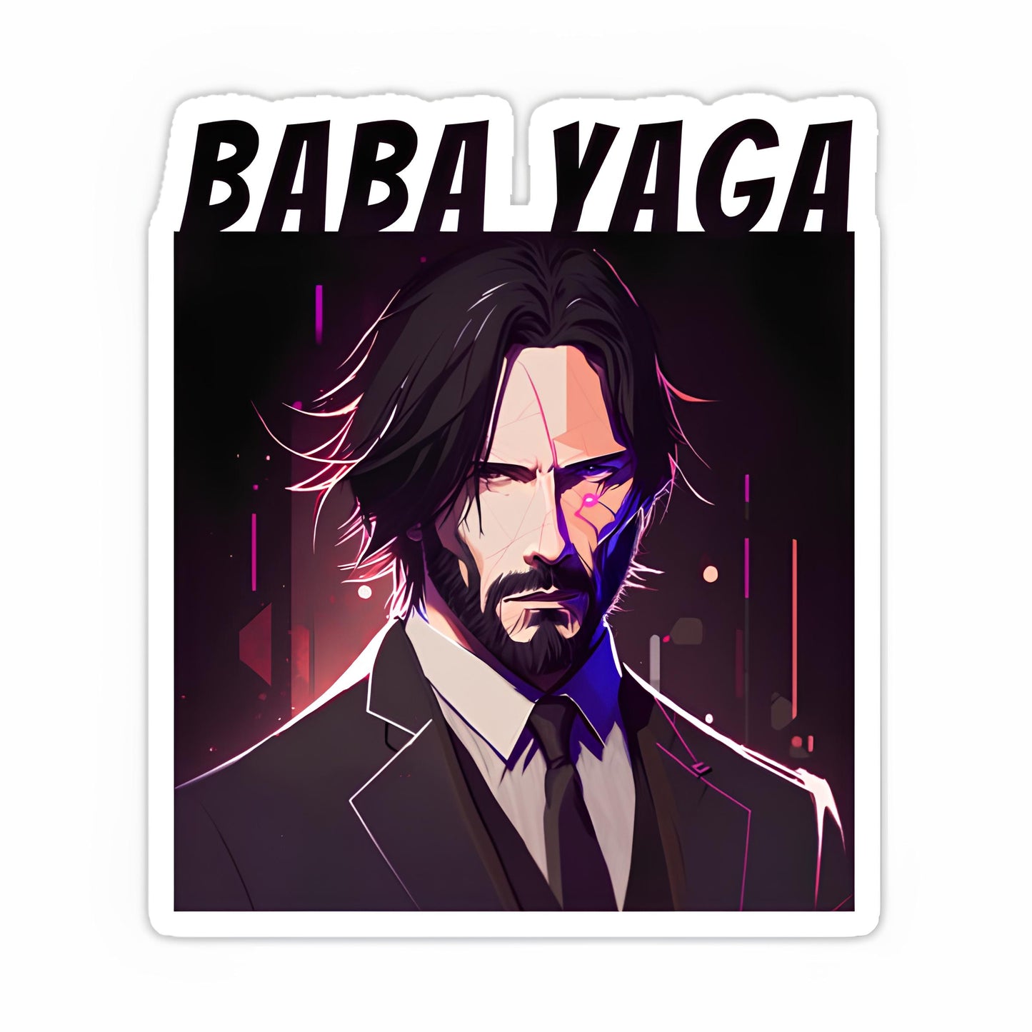 John Wick Baba Yaga Sticker