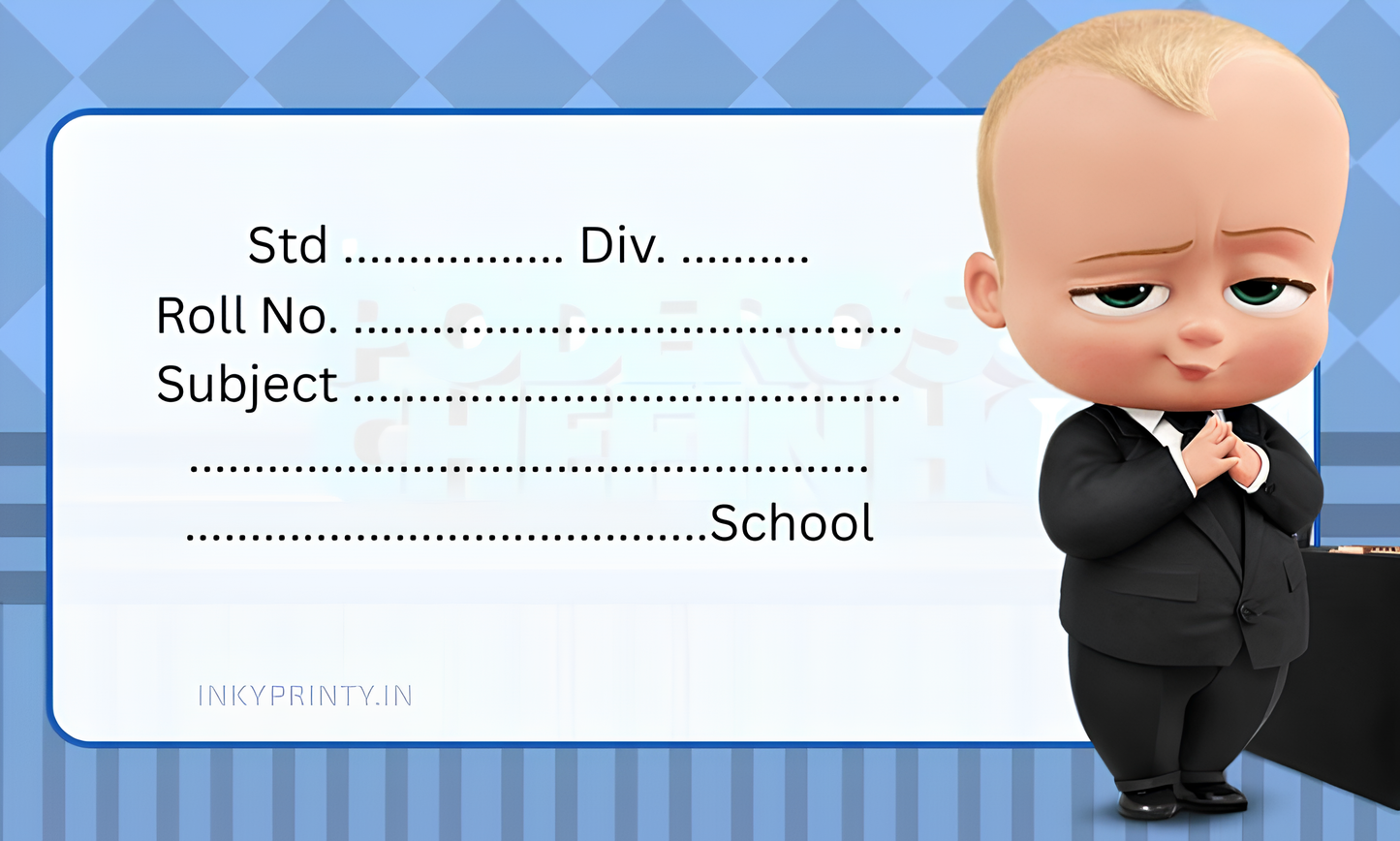 Bossbaby Name slip-20