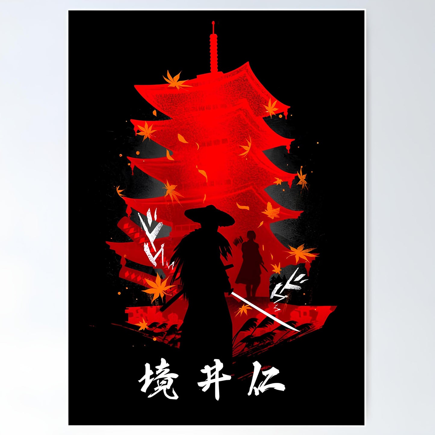 Ghost of tsushima Metal Poster-14