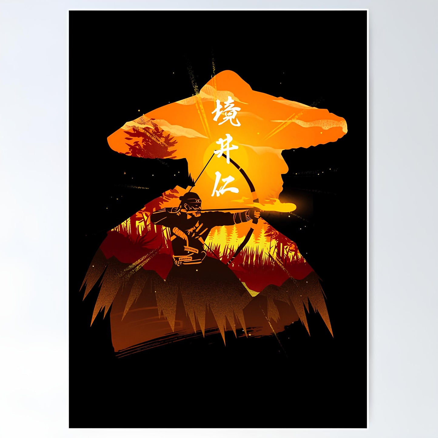 Ghost of tsushima Metal Poster-16