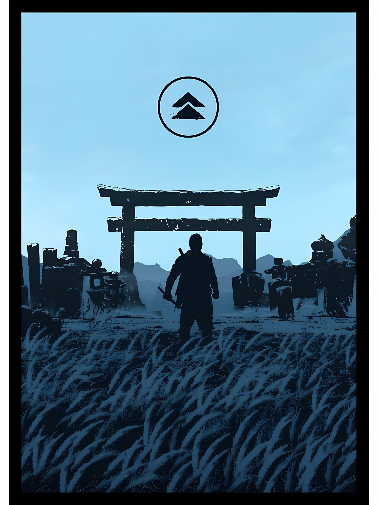 Ghost of tsushima Metal Poster-22