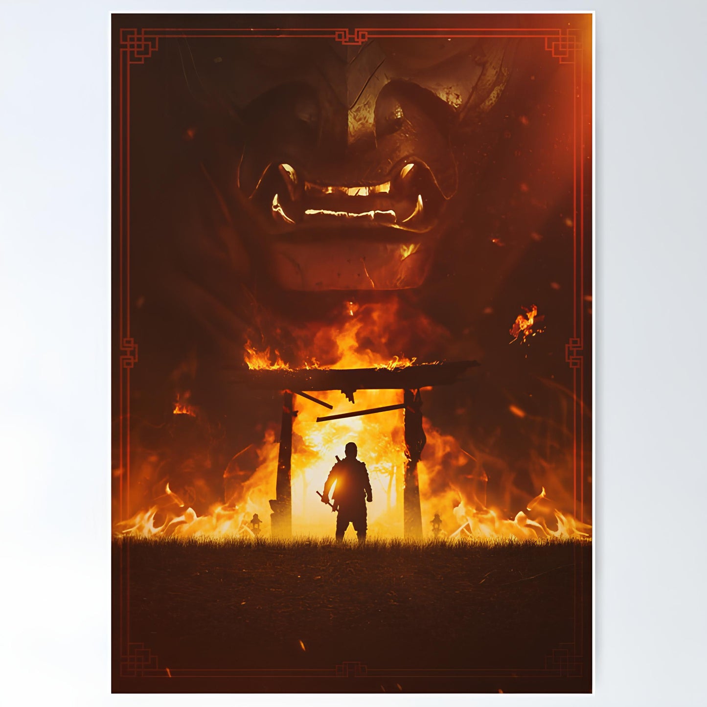 Ghost of tsushima Metal Poster-37