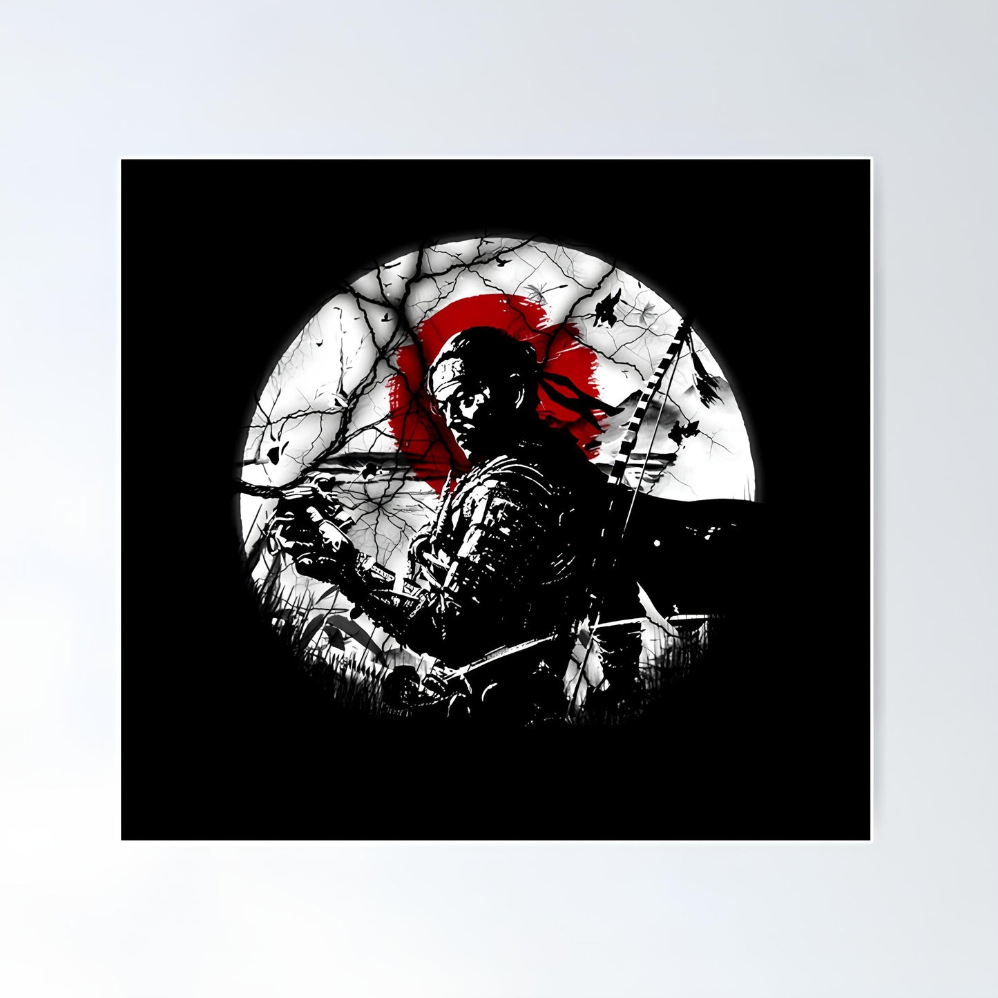 Ghost of tsushima Metal Poster-39