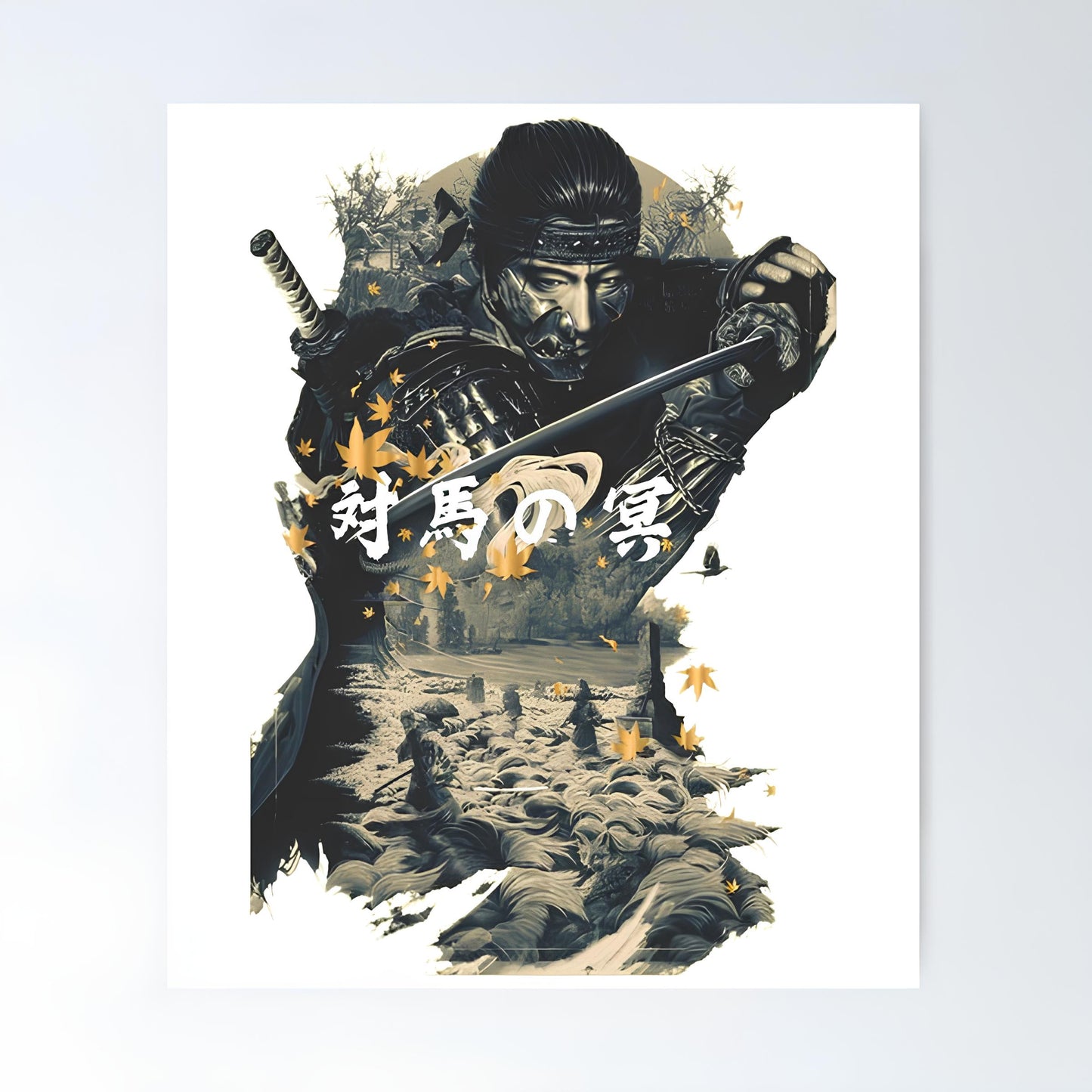 Ghost of tsushima Metal Poster-46