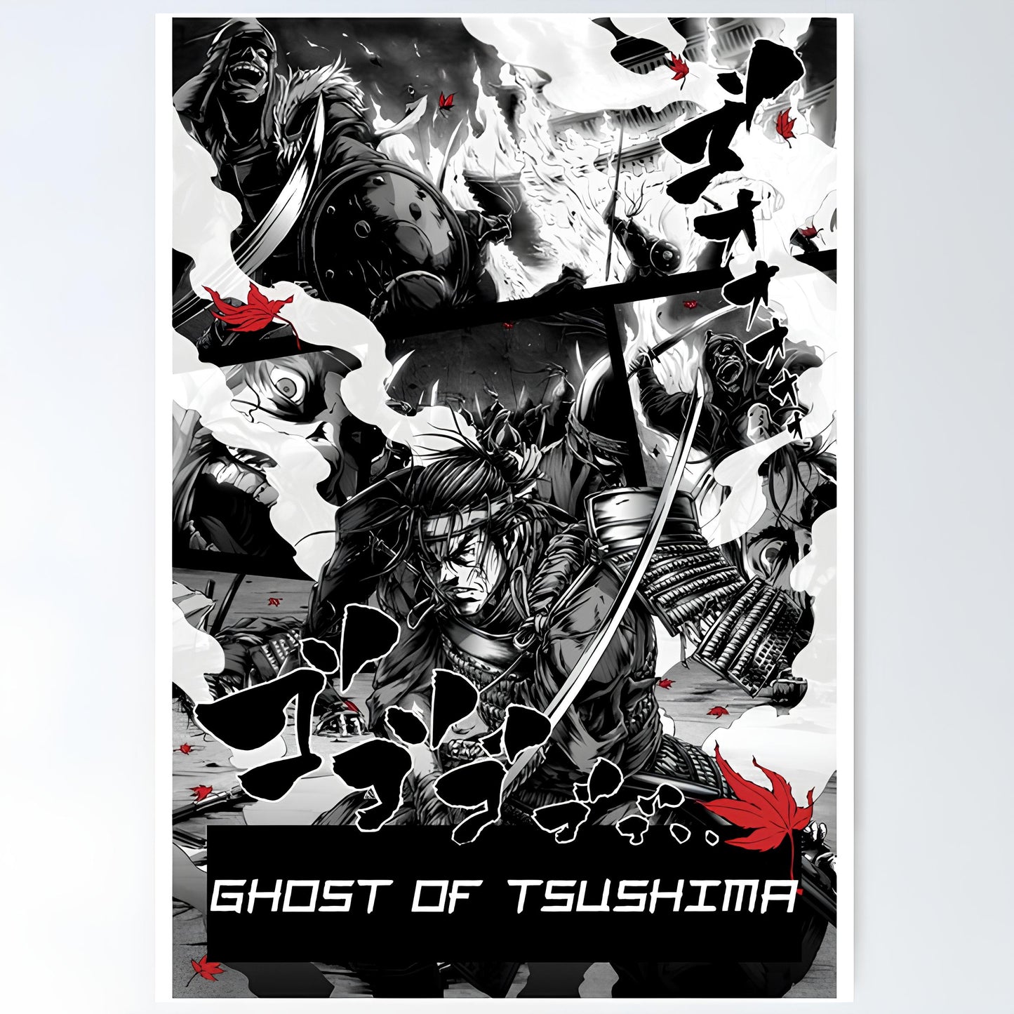 Ghost of tsushima Metal Poster-8