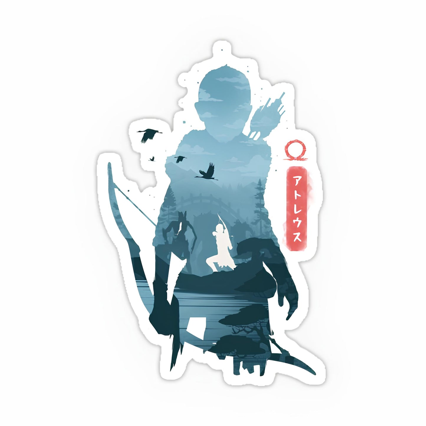 God of war sticker-11