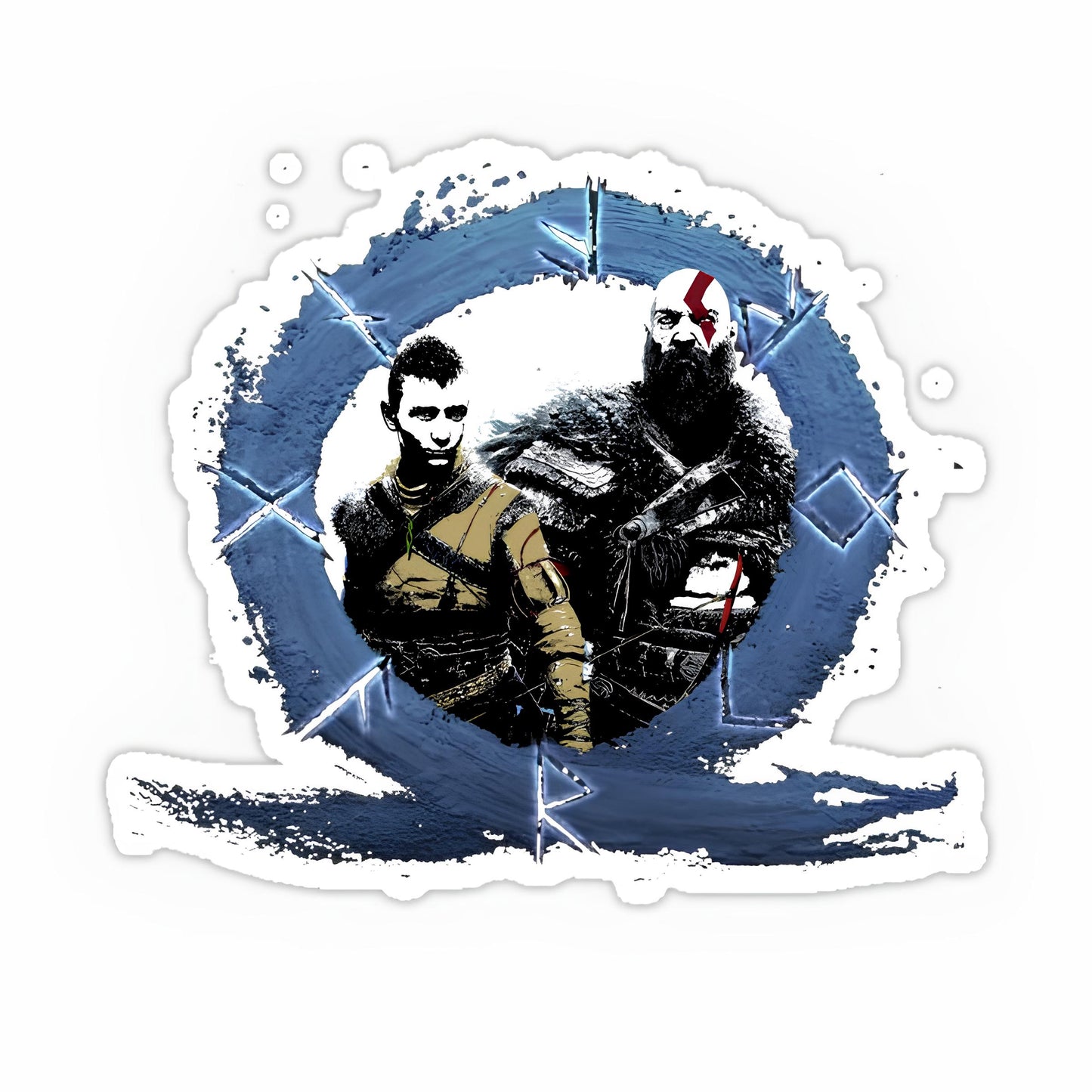 God of war sticker-17