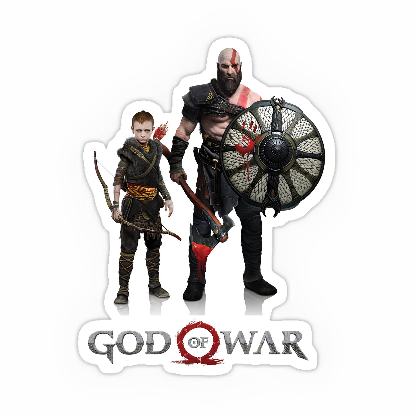 God of war sticker-30