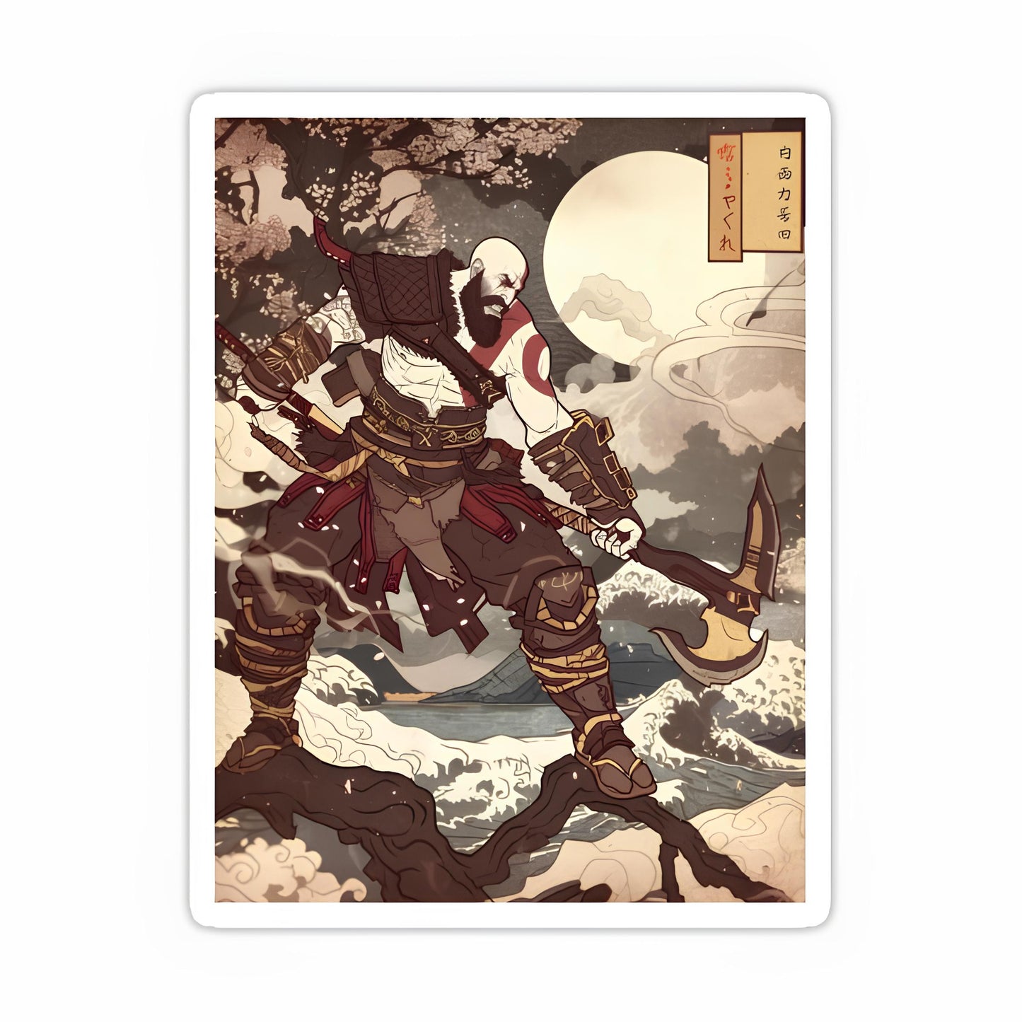 God of war sticker-37
