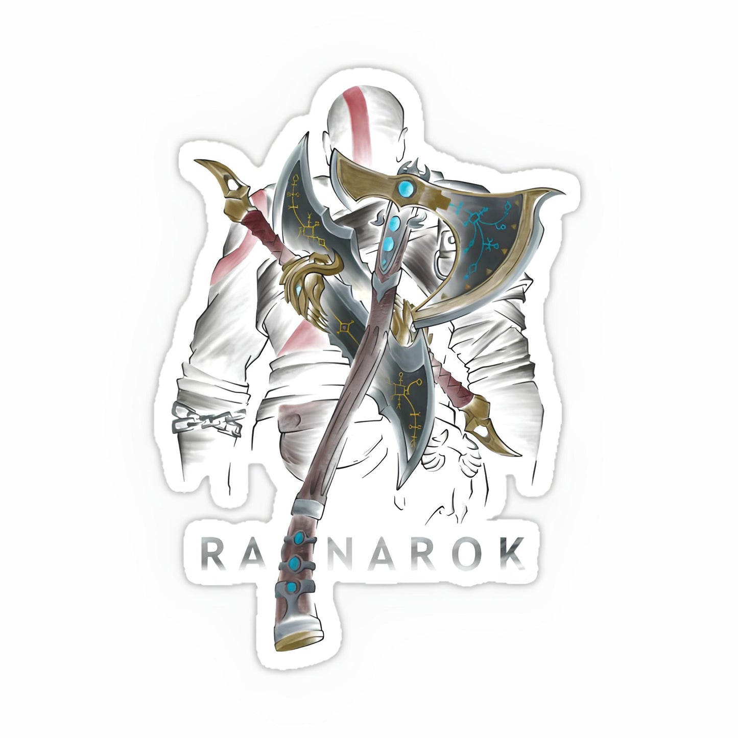 God of war sticker-42