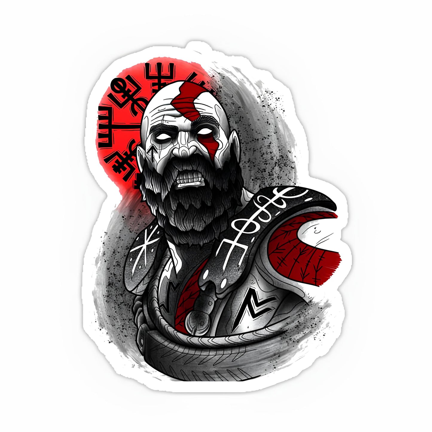 God of war sticker-47