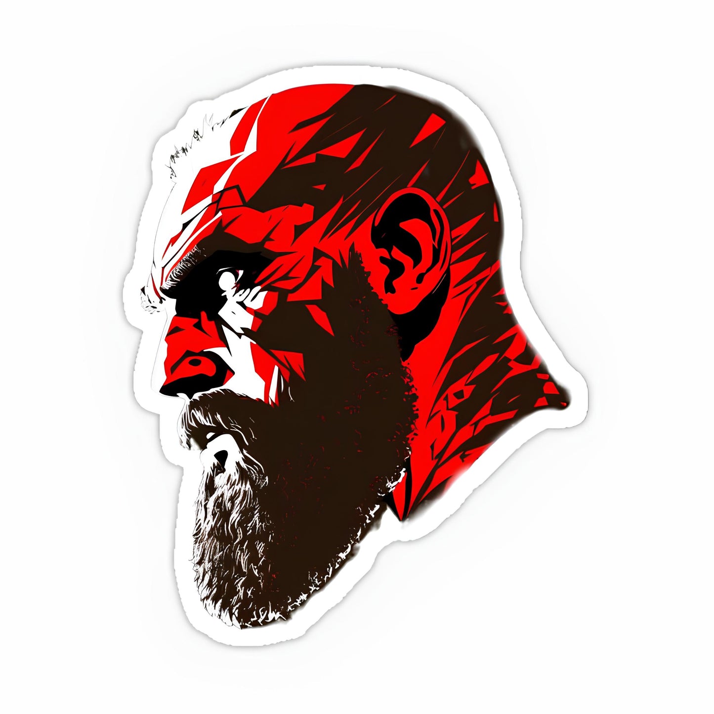 God of war sticker-48
