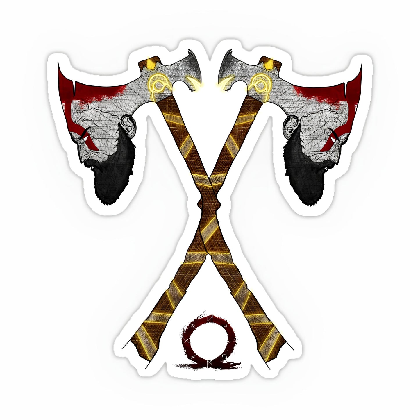 God of war sticker-51