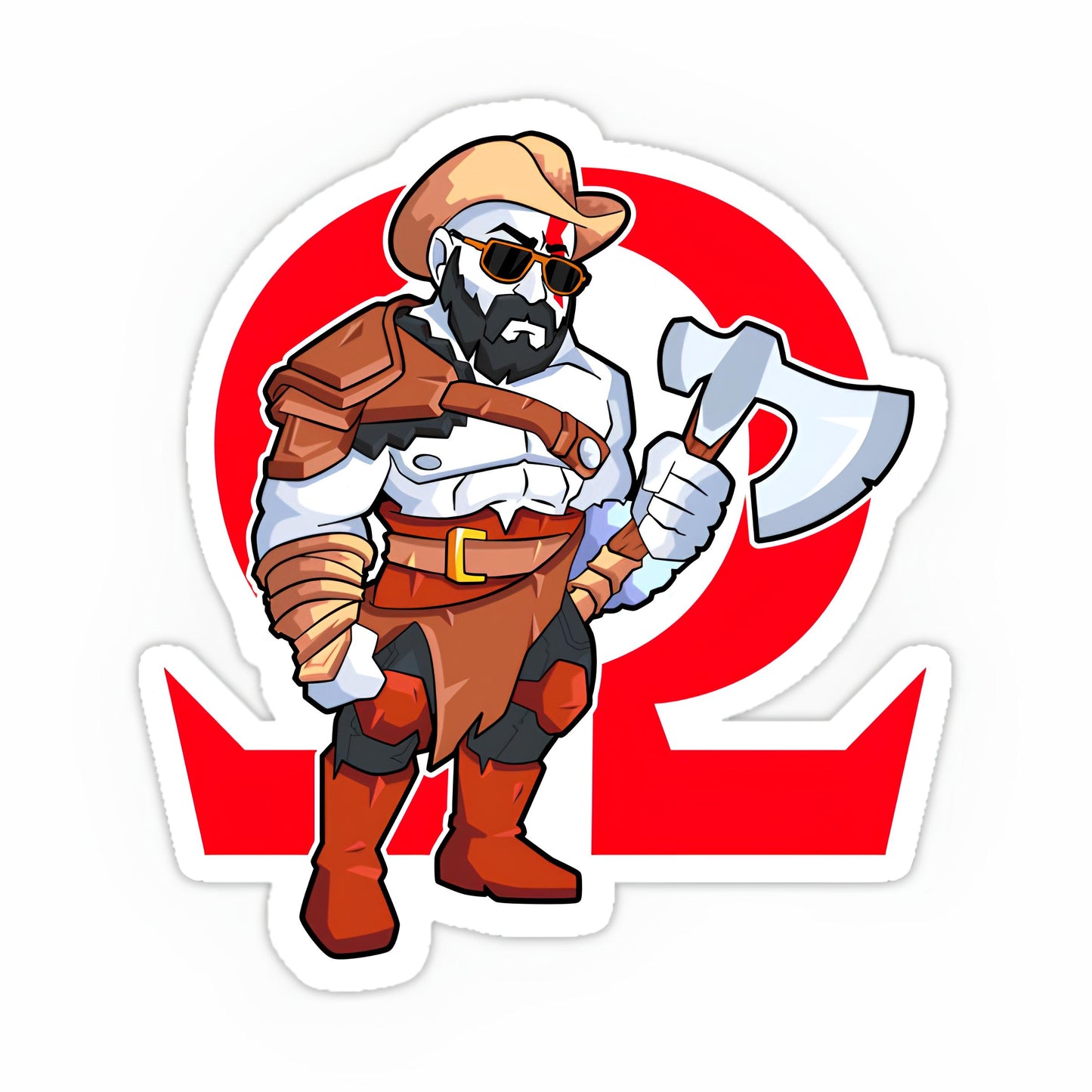 God of war sticker-52