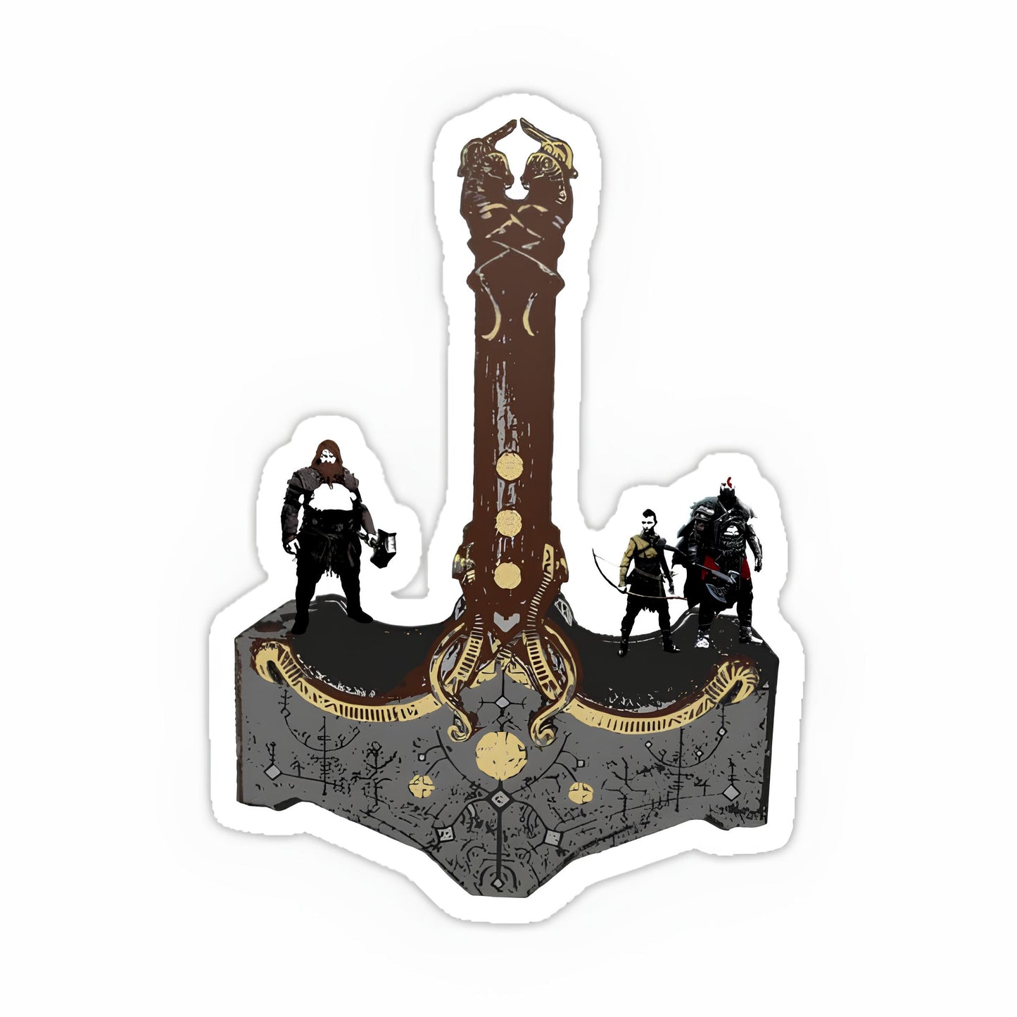 God of war sticker-53