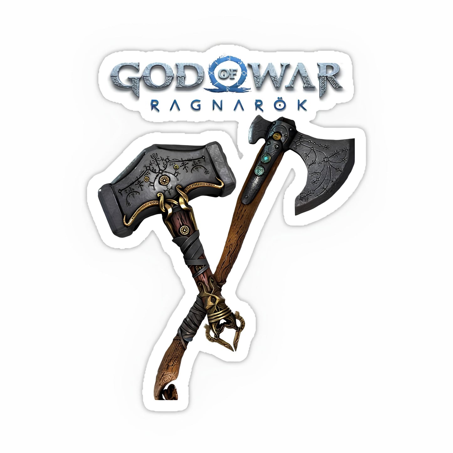 God of war sticker-57