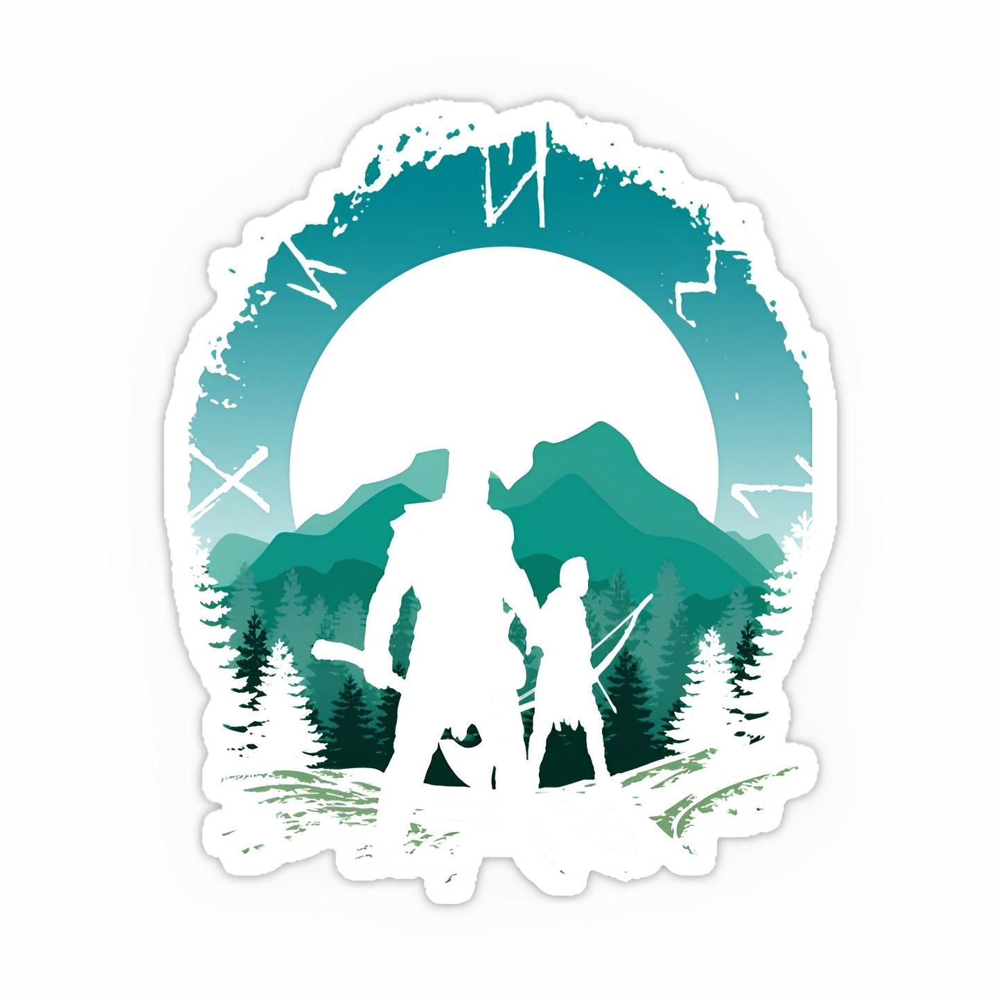 God of war sticker-67