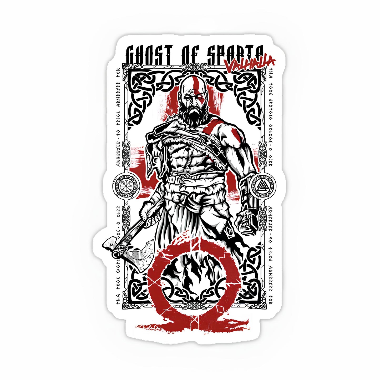 God of war sticker-74