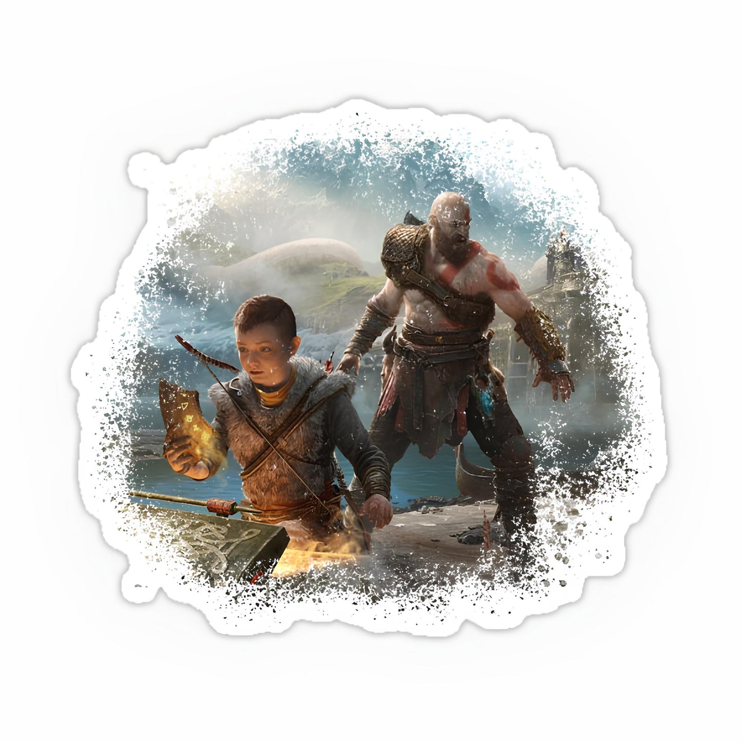 God of war sticker-83