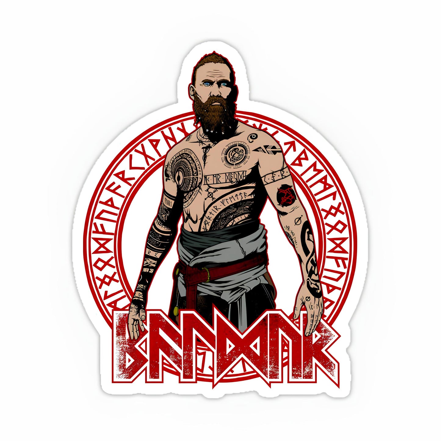 God of war sticker-85