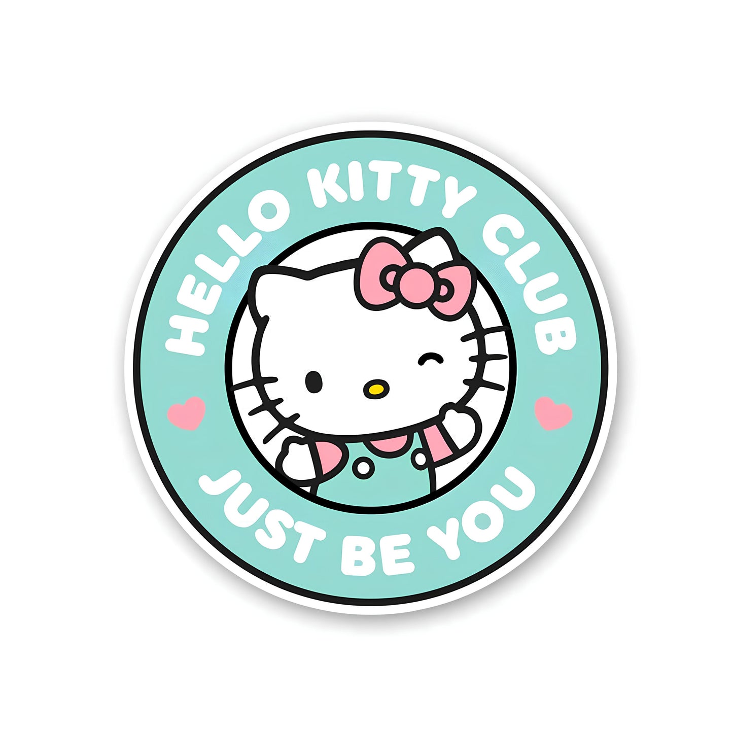 Hello kitty club sticker