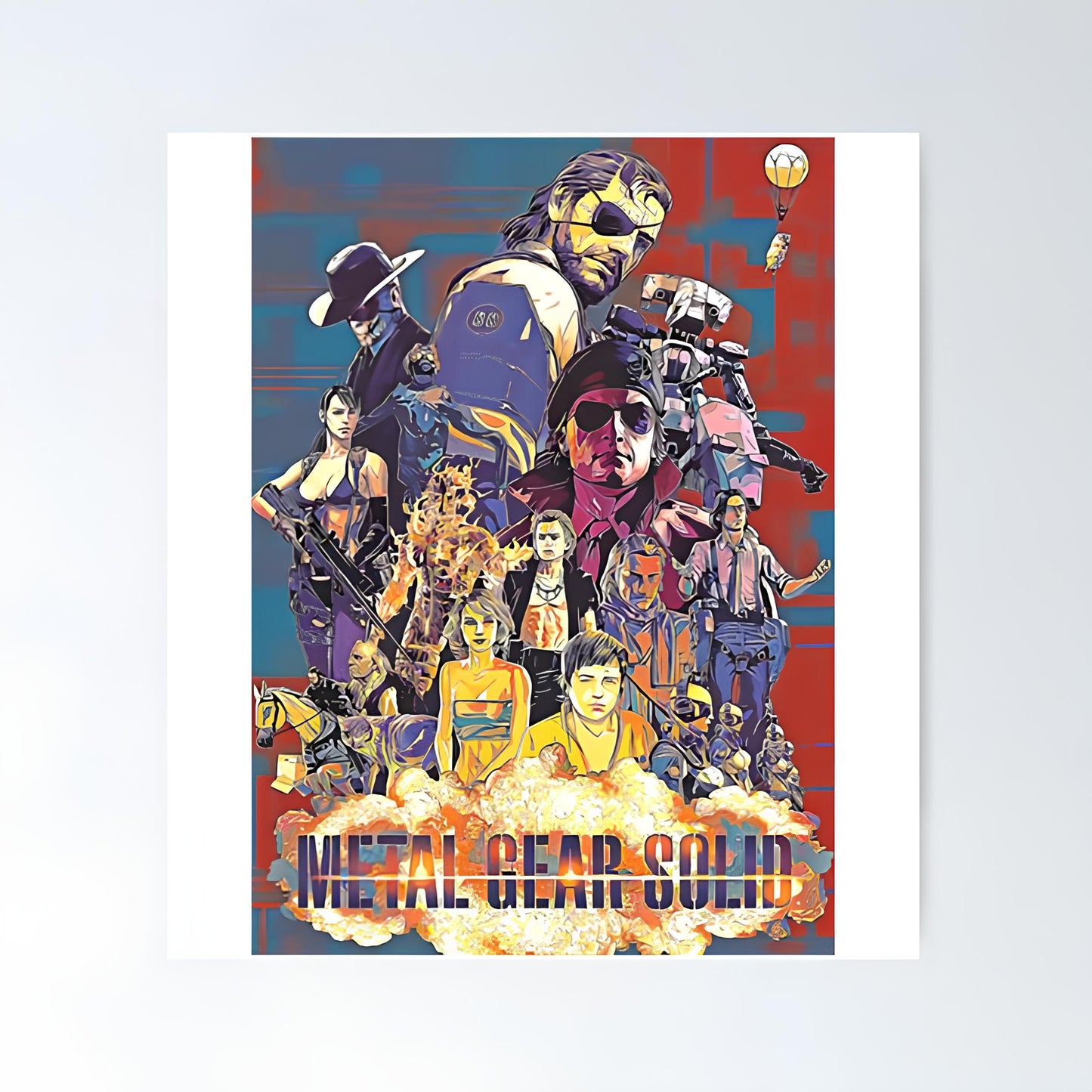 Metal Gear Solid Metal Poster-51