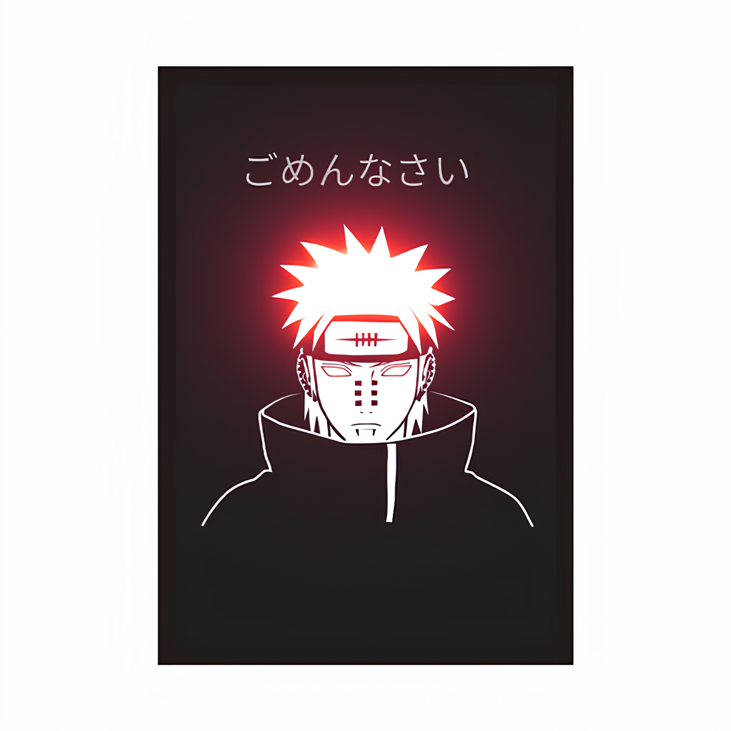 Pain LED Effect Framed Poster