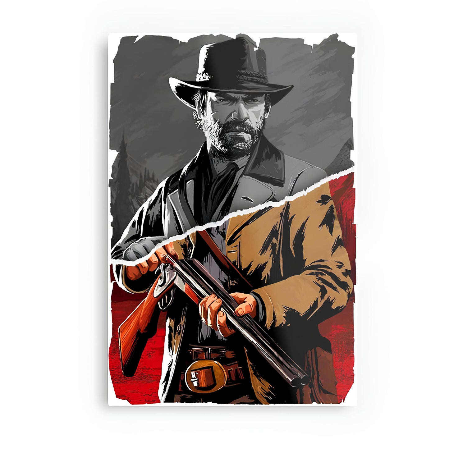 Red Dead Redemption Metal Poster-17