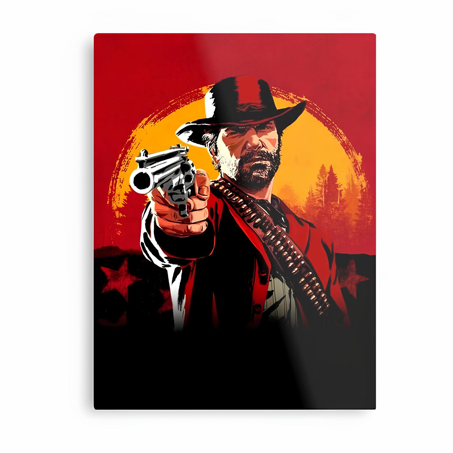 Red Dead Redemption Metal Poster-2