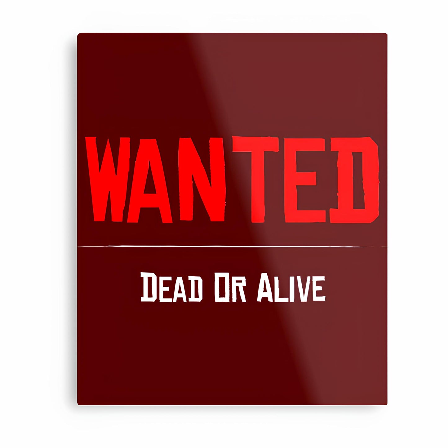 Red Dead Redemption Metal Poster-51