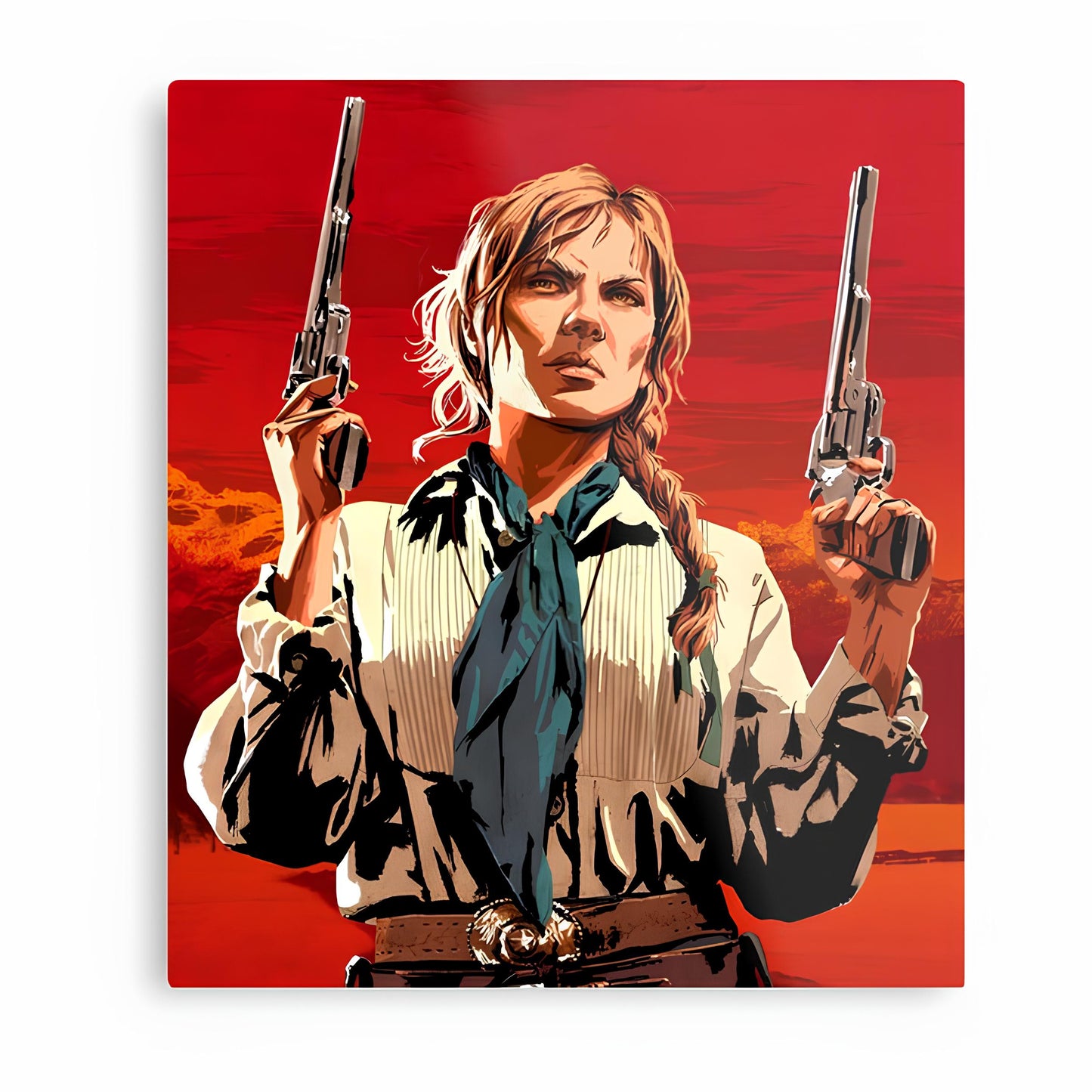 Red Dead Redemption Metal Poster-7