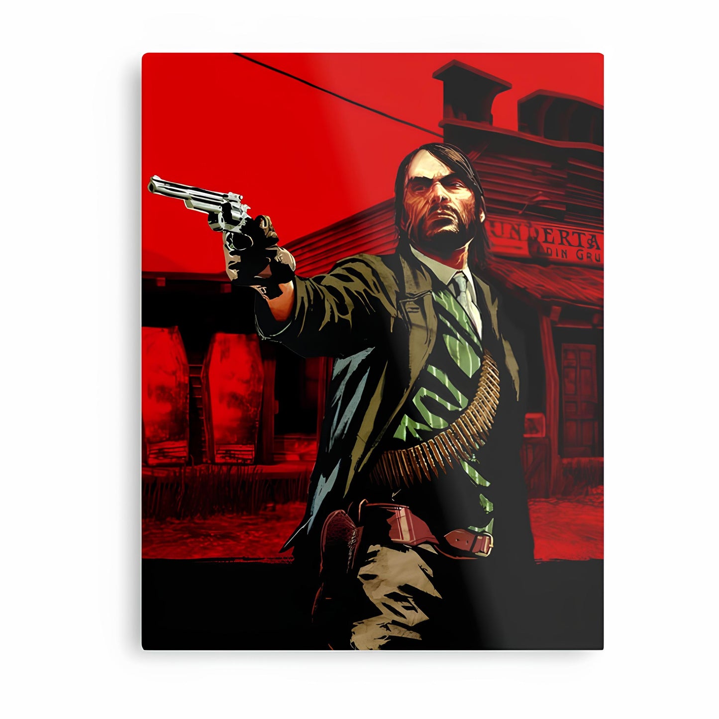 Red Dead Redemption Metal Poster-8