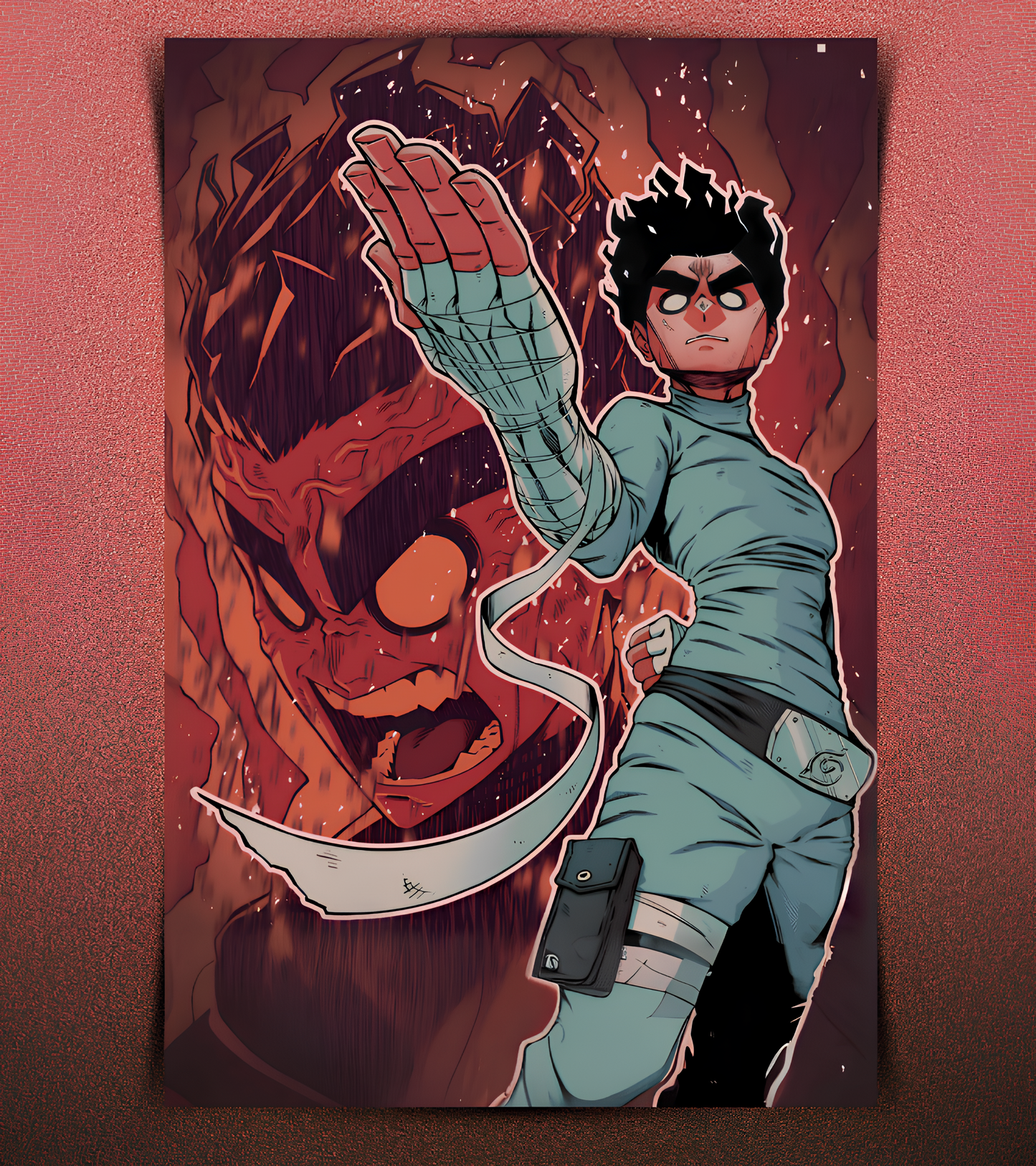 Rock Lee Wall Poster