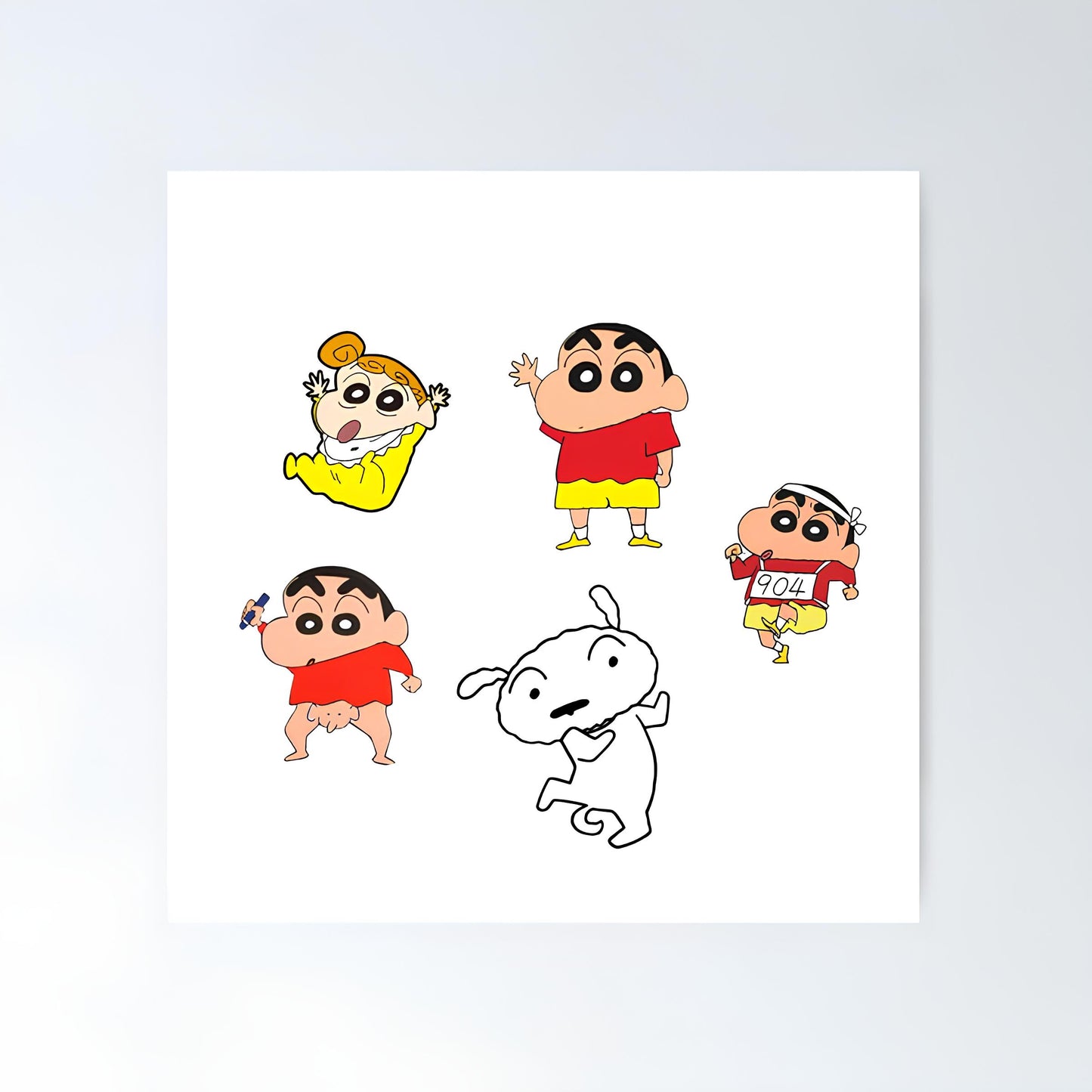 Shin chan Metal Poster-12