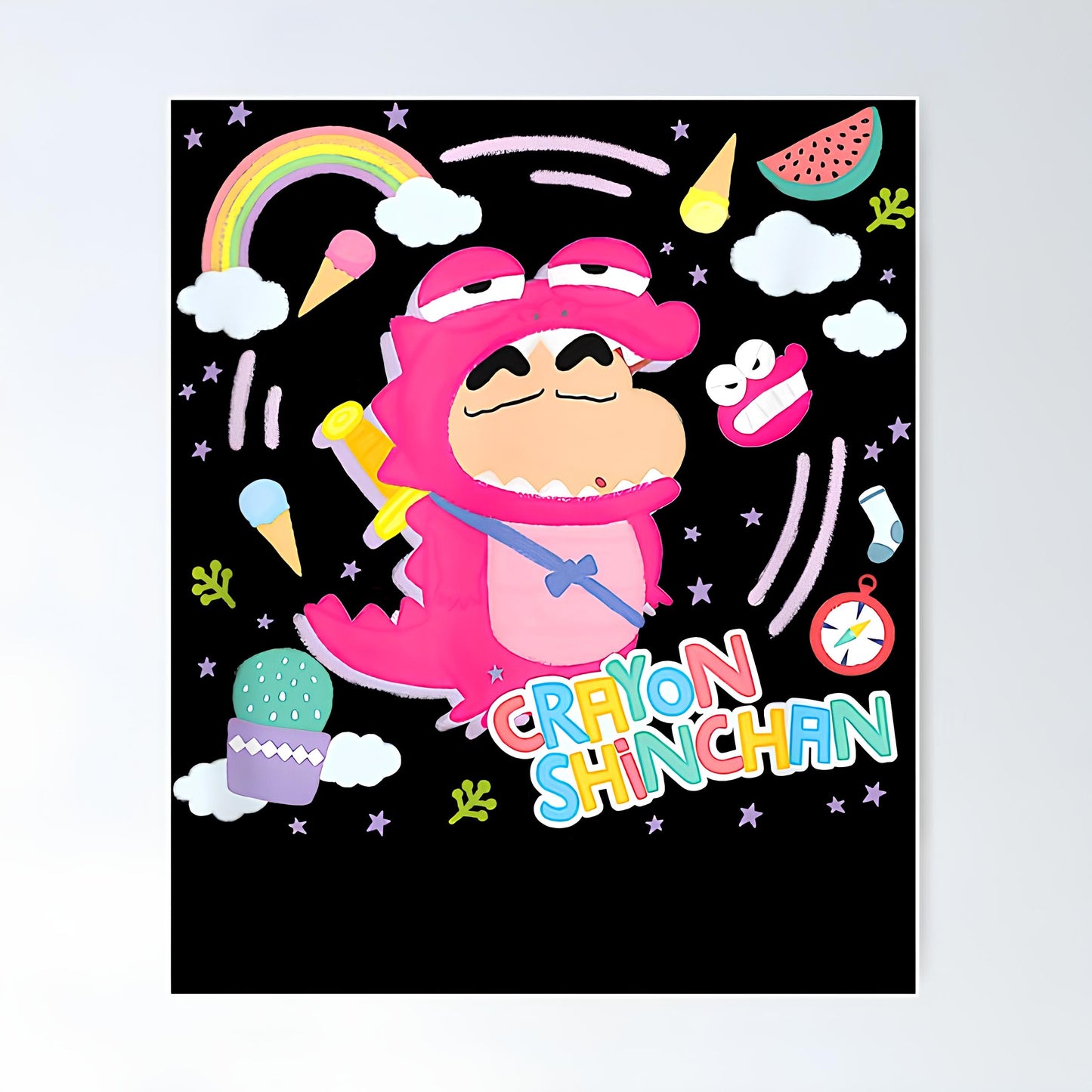 Shin chan Metal Poster-19