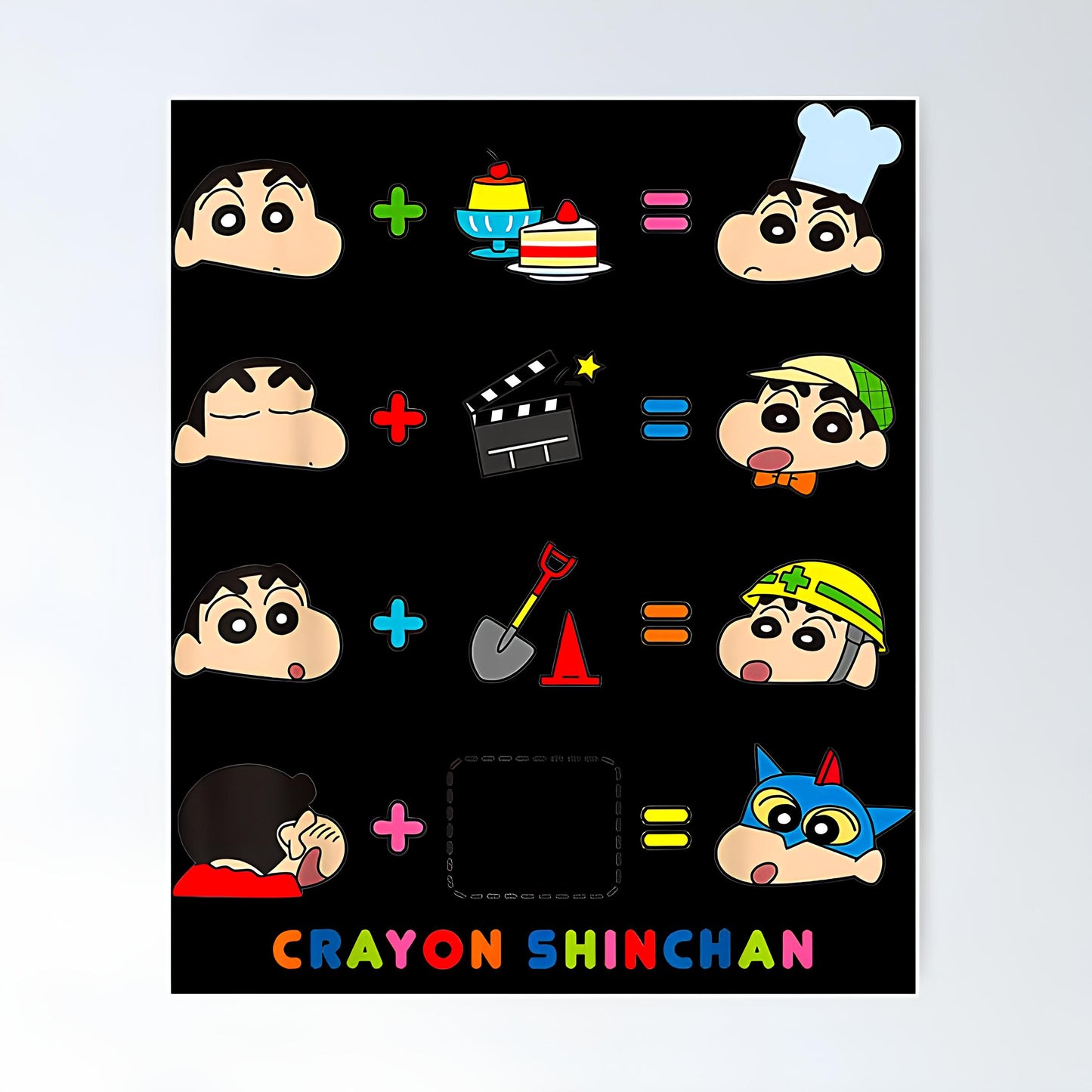 Shin chan Metal Poster-22