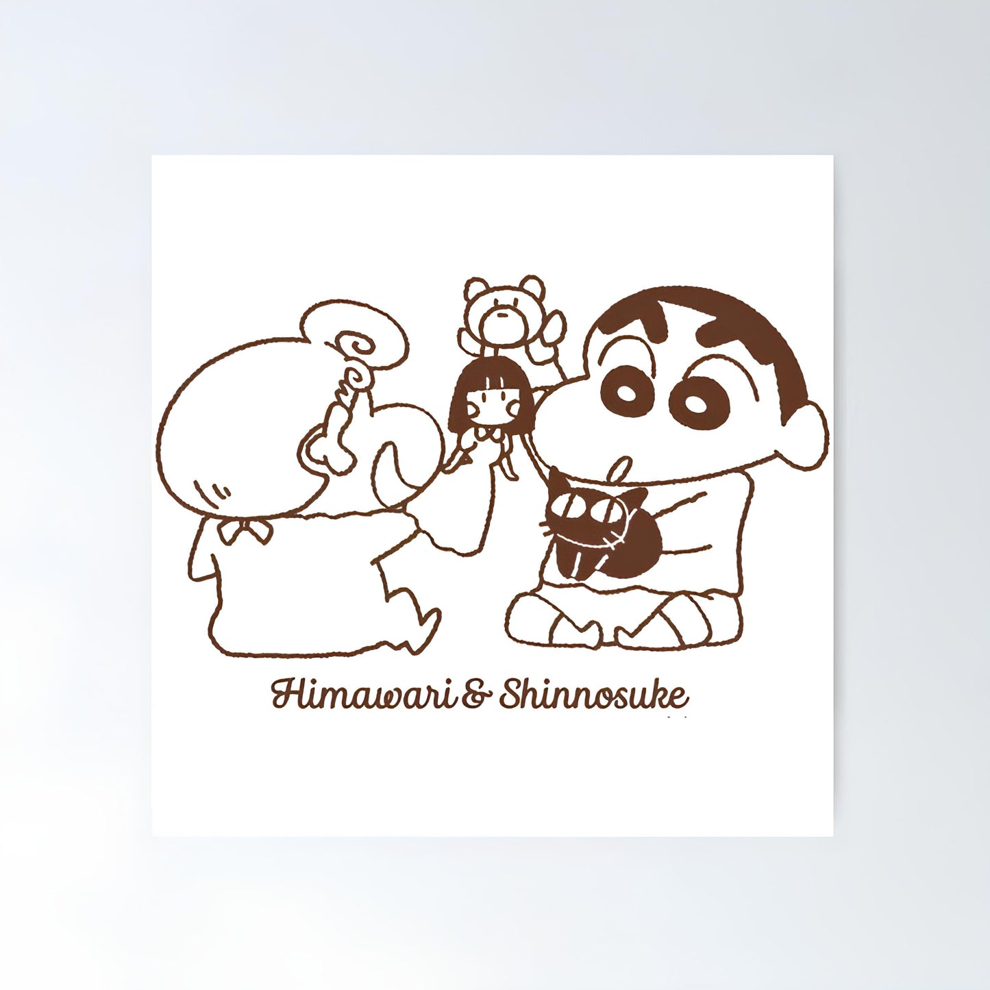 Shin chan Metal Poster-51