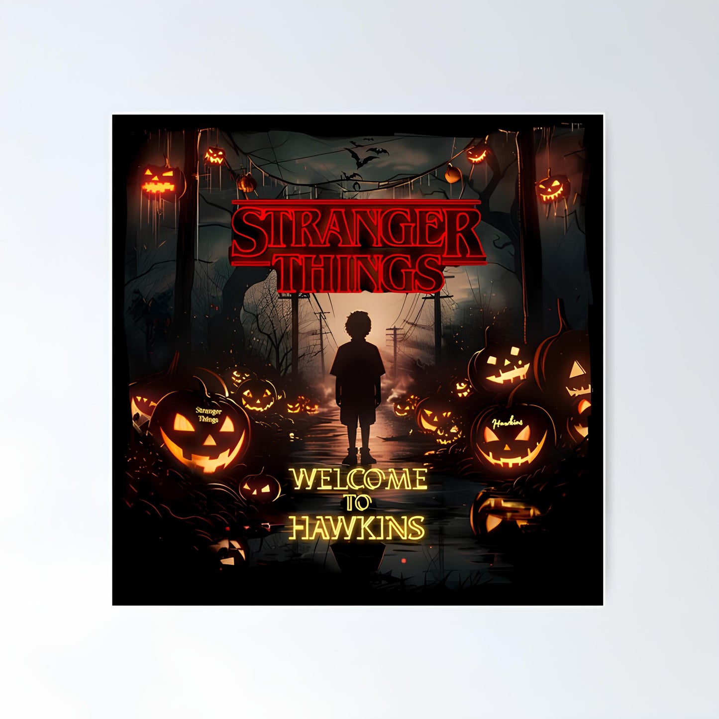 Stranger Things Metal Poster-24