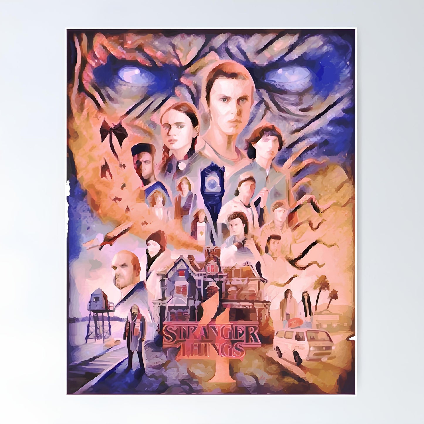 Stranger Things Metal Poster-53