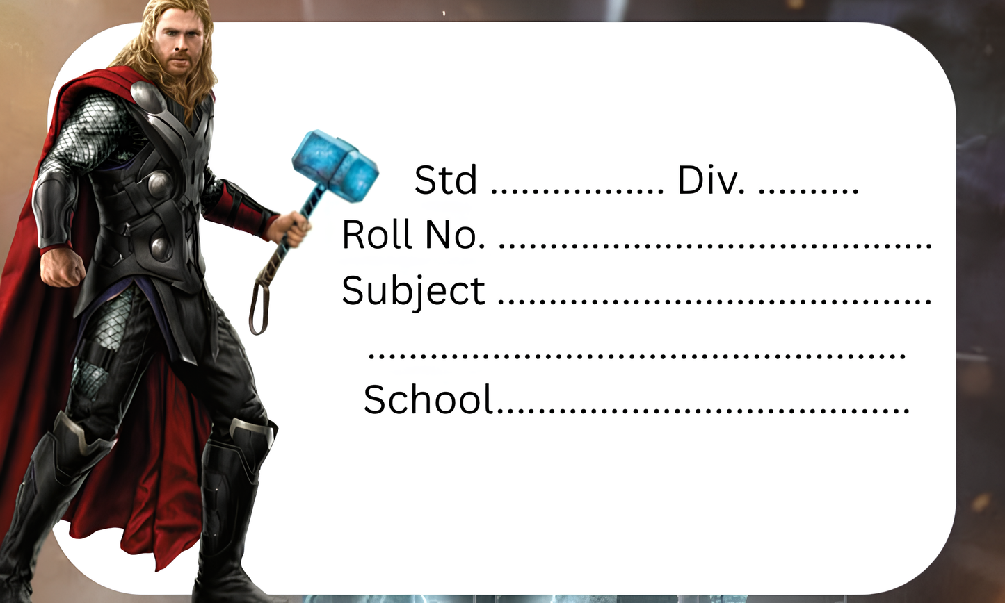 Thor Name slip-33