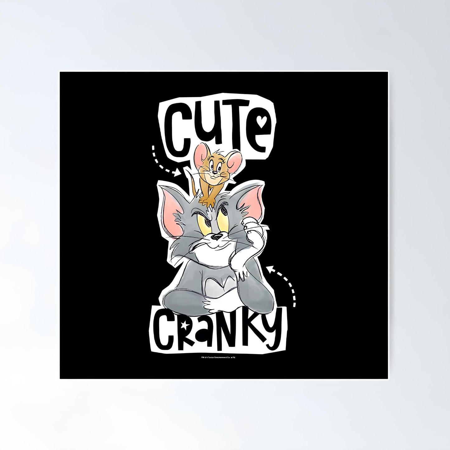 Tom And Jerry Metal Poster-24