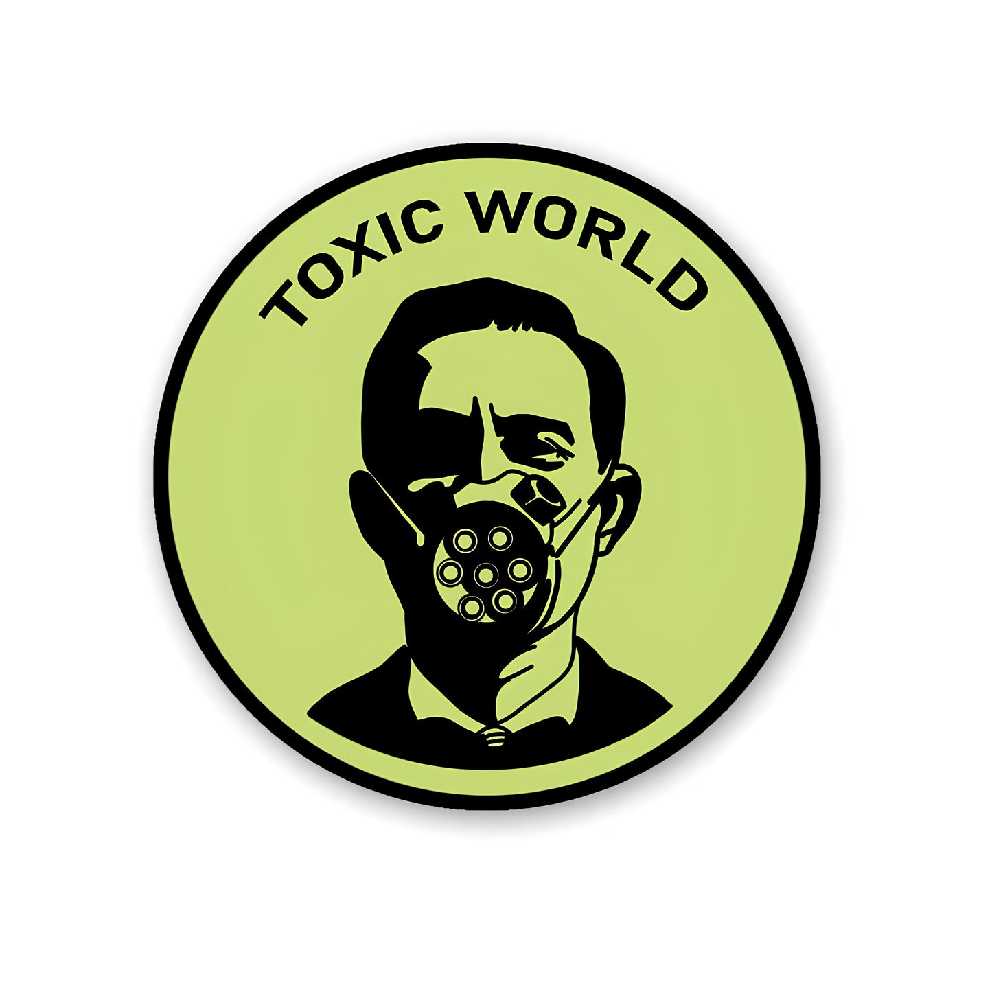 Toxic world sticker