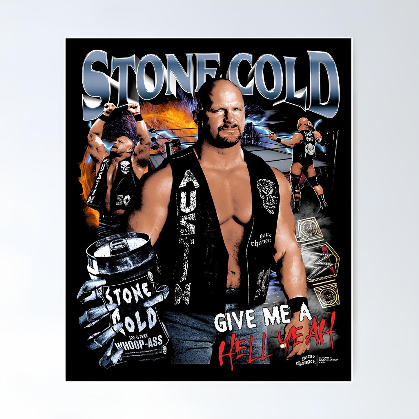 WWE Metal Poster-29