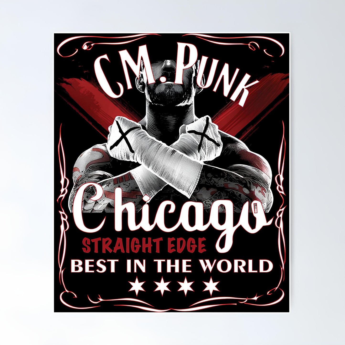 WWE Metal Poster-47