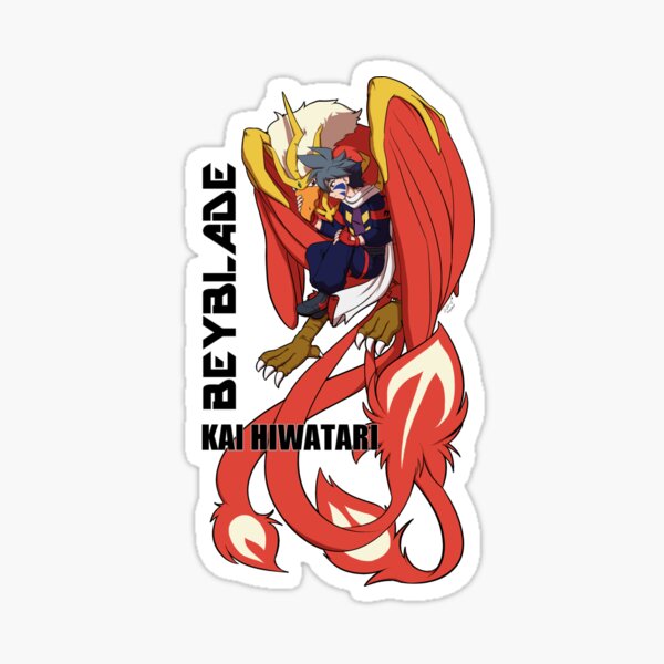 Bayblade Kai Hiwatari & Dranzer Official Sticker-9