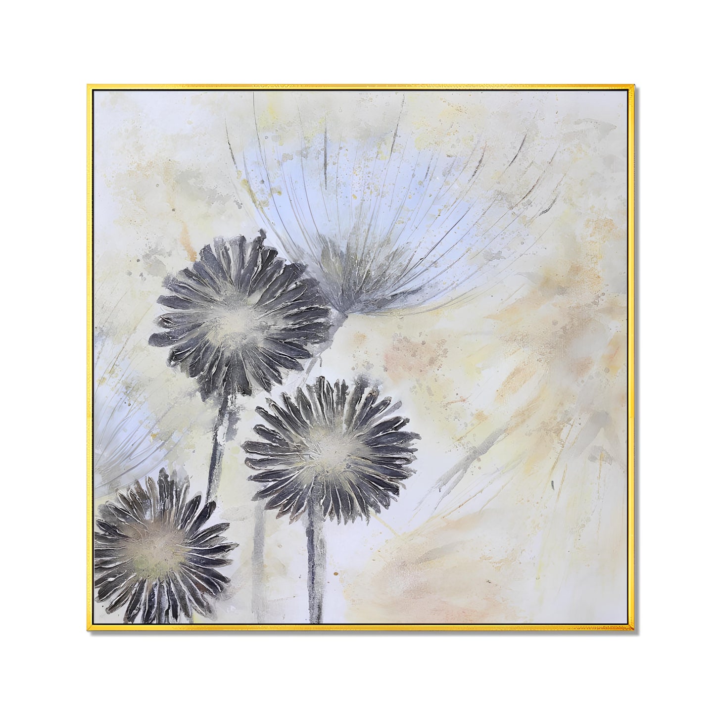 Dandelion oil painting