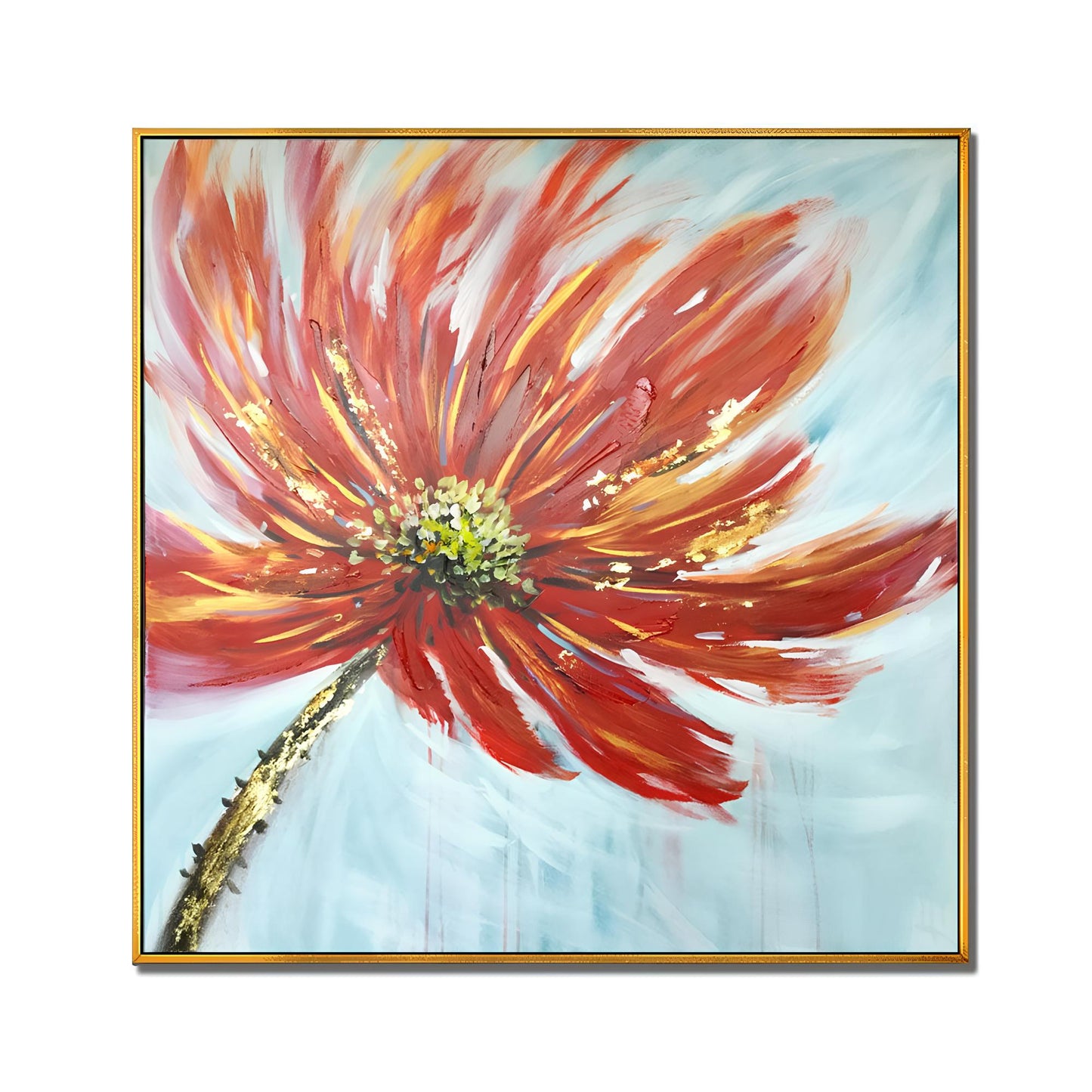 Flower oil painting